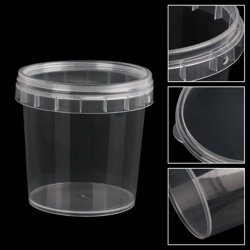 300ml Transparent Container Play dough Foam Storage Box Slime Mud Light Clay Organizer Bucket
300ml Transparent Container Play dough Foam Storage Box Slime Mud Light Clay Organizer Bucket