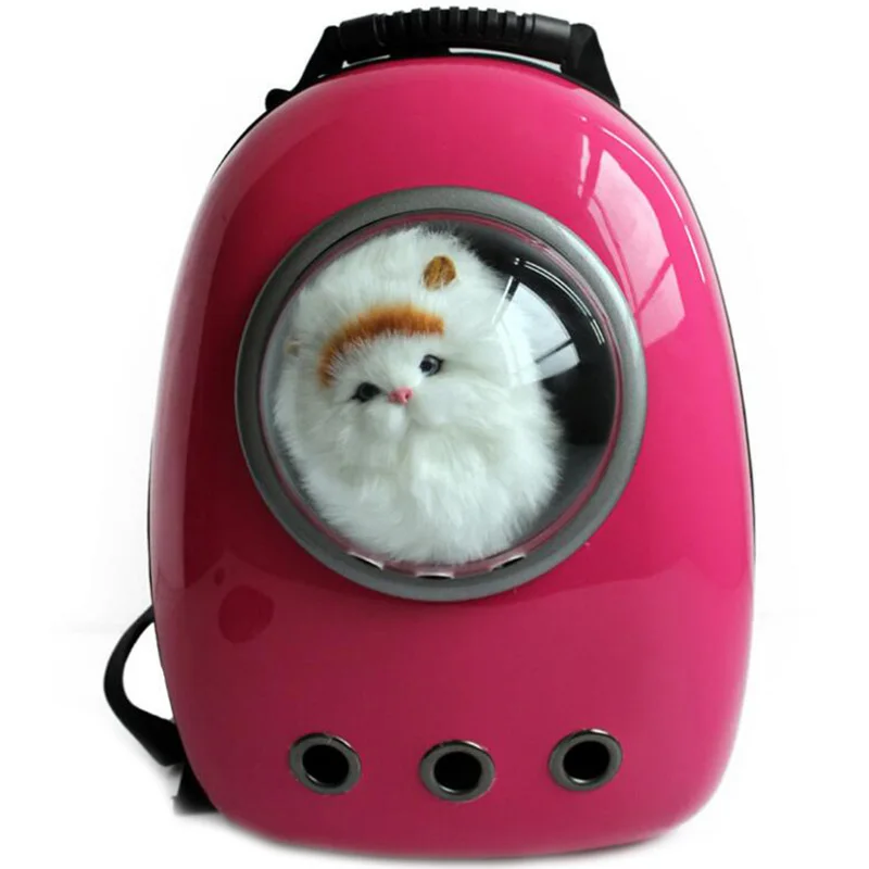 Image Hot Sell Capsule Shaped Pet Carrier Breathable Pet Backpack For Dog Outside Travel Portable Women Cat Cartoon Bags Pet Supplies