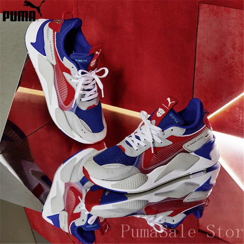 PUMA x Hasbro RS-X Transformer Men Women Badminton Shoes Optimus Prime 370702-01 RS System Cushioning Sneaker Dad Shoes EU36-45
PUMA x Hasbro RS-X Transformer Men Women Badminton Shoes Optimus Prime 370702-01 RS System Cushioning Sneaker Dad Shoes EU36-45