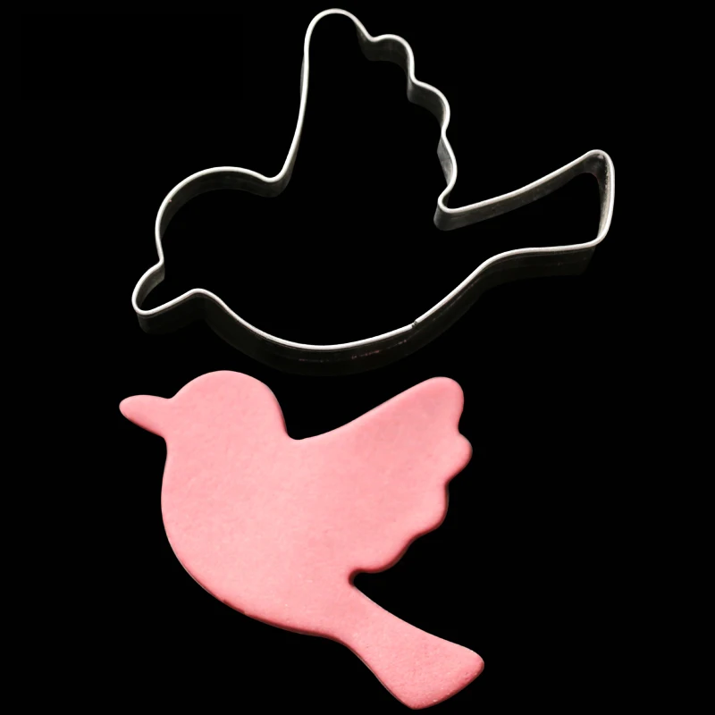 Biscuit Mould Stainless Steel Cake Tool Peace Dove Bird Cookie Cutter For Christmas Birthday Party Wedding Holiday Specialized
Biscuit Mould Stainless Steel Cake Tool Peace Dove Bird Cookie Cutter For Christmas Birthday Party Wedding Holiday Specialized