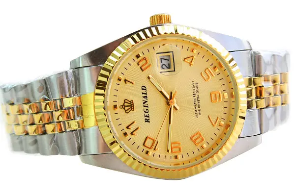 New 2016 Reginald Brand Men Business Gold Watch Full Stainless Steel Wrist Watches Luxury Watch Calendar Water Resistant Watches
New 2016 Reginald Brand Men Business Gold Watch Full Stainless Steel Wrist Watches Luxury Watch Calendar Water Resistant Watches