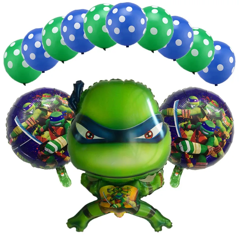13pcs Teenage Mutant Ninja Turtles Foil Balloon kids toys TMNT Inflatable Helium Aluminium Ballon Happy Birthday Party Supplies
13pcs Teenage Mutant Ninja Turtles Foil Balloon kids toys TMNT Inflatable Helium Aluminium Ballon Happy Birthday Party Supplies