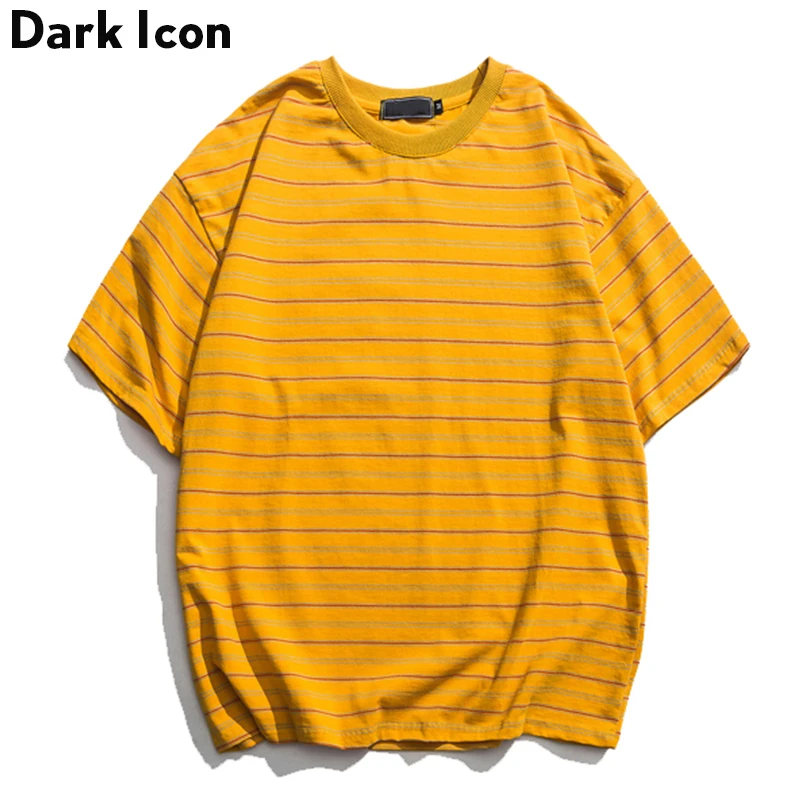 Dark Icon Round Neck Striped T-shirt Men 2019 Summer Oversized Men's Tshirt Loose Street Tee Shirts 2Colors
Dark Icon Round Neck Striped T-shirt Men 2019 Summer Oversized Men's Tshirt Loose Street Tee Shirts 2Colors
