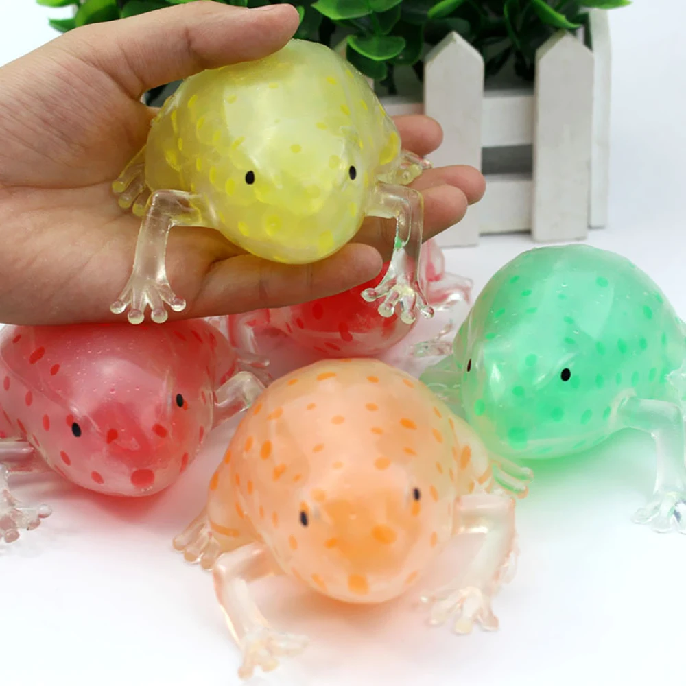 Squeeze Funny Stress Relief Toy Novelty Bead Stress Ball Sticky Squeeze Frogs Anti-Stress Autism Relief Toy For Kid Adult Gifts
Squeeze Funny Stress Relief Toy Novelty Bead Stress Ball Sticky Squeeze Frogs Anti-Stress Autism Relief Toy For Kid Adult Gifts