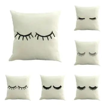 Hotel Home Decor Funny Eyelash Cushions Covers Lips Decorative Throw Pillow Cover Lashes Pillows Cases All Size 45X45CM # #R5
Hotel Home Decor Funny Eyelash Cushions Covers Lips Decorative Throw Pillow Cover Lashes Pillows Cases All Size 45X45CM # #R5