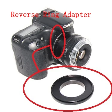 Адаптер обратного кольца для макрообъектива EOS 58 67 72 77 мм 77 объектива Canon EF
Адаптер обратного кольца для макрообъектива EOS 58 67 72 77 мм 77 объектива Canon EF