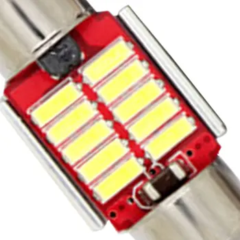Tonewan 4pcs 31mm 36mm 39mm 41mm C5W C10W 4014 LED Car Festoon Lights Auto Interior Dome Lamp Reading Bulb White 12V
Tonewan 4pcs 31mm 36mm 39mm 41mm C5W C10W 4014 LED Car Festoon Lights Auto Interior Dome Lamp Reading Bulb White 12V