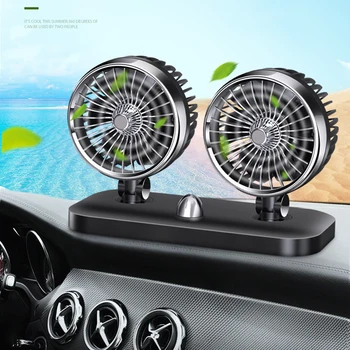 Protable USB Fan Car Double Head Fan 12V/24V Rotatable Air Cooling Electric Fan Summer Cooler Truck Mini Fans
Protable USB Fan Car Double Head Fan 12V/24V Rotatable Air Cooling Electric Fan Summer Cooler Truck Mini Fans
