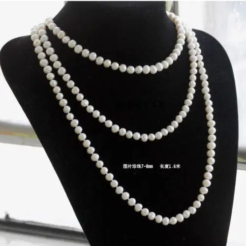 FREE SHIPPING>@@> Hot sale new Style >>>>>Genuine 7-8mm white pearl long necklace 160 cm
FREE SHIPPING>@@> Hot sale new Style >>>>>Genuine 7-8mm white pearl long necklace 160 cm