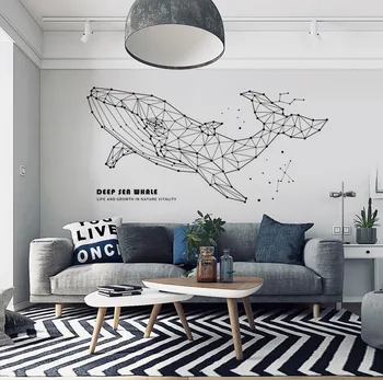 Deep Sea Whale Geometric Home Decoration Sticker Vinyl Are Design Wall Sticker for Bedroom Modern Furniture Stickers LY1648
Deep Sea Whale Geometric Home Decoration Sticker Vinyl Are Design Wall Sticker for Bedroom Modern Furniture Stickers LY1648