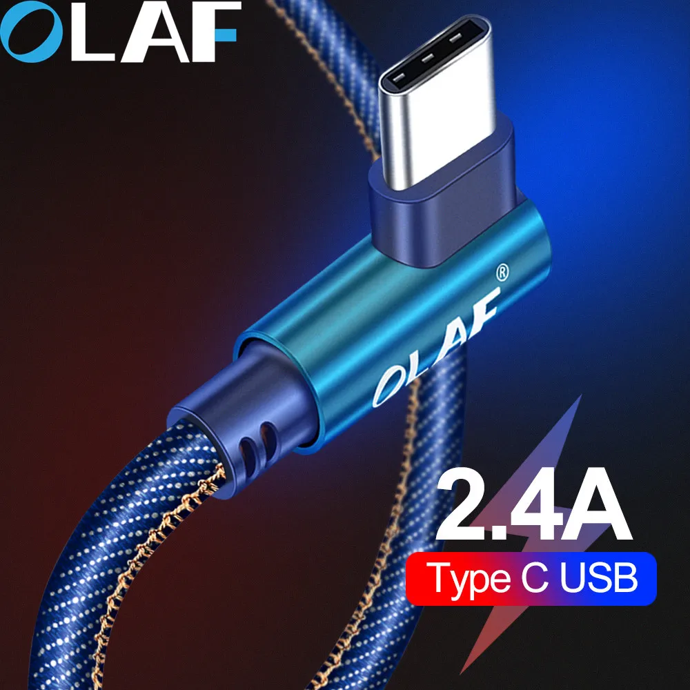 OLAF 1m 2m Type C cable 90 Degree Fast Charging usb c cable Type-c data Cord Charger usb-c For Samsung S8 S9 S10 Type C usbcable 
OLAF 1m 2m Type C cable 90 Degree Fast Charging usb c cable Type-c data Cord Charger usb-c For Samsung S8 S9 S10 Type C usbcable