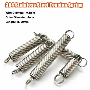 10Pcs Outer Diameter 4mm Dual Hook Small Expansion Tension Spring Hardware Accessories 304 Stainless Wire Diameter 0.5mm
10Pcs Outer Diameter 4mm Dual Hook Small Expansion Tension Spring Hardware Accessories 304 Stainless Wire Diameter 0.5mm