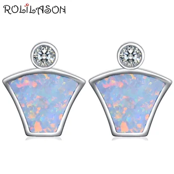 ROLILASON Surprise Friends Party Gift Silver Stamped White Fire Opal for women Stud Earrings Fashion Jewelry OE726
ROLILASON Surprise Friends Party Gift Silver Stamped White Fire Opal for women Stud Earrings Fashion Jewelry OE726
