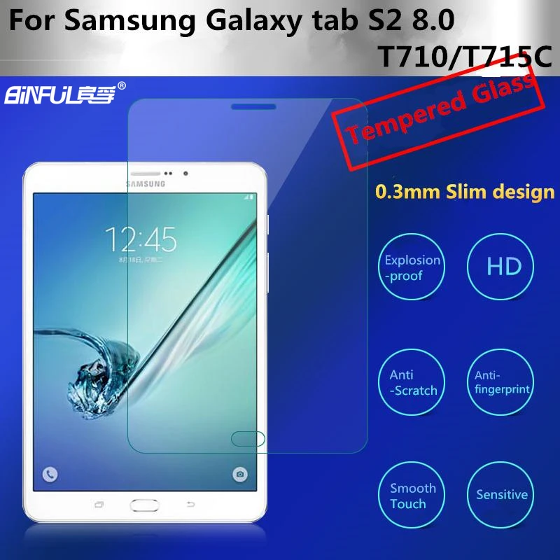 Premium Ultra thin 0.3mm 9H Tempered Glass Screen Protector For Samsung Galaxy Tab S2 S3 8.0 T710 T715 T713 T719 Protective Film
Premium Ultra thin 0.3mm 9H Tempered Glass Screen Protector For Samsung Galaxy Tab S2 S3 8.0 T710 T715 T713 T719 Protective Film