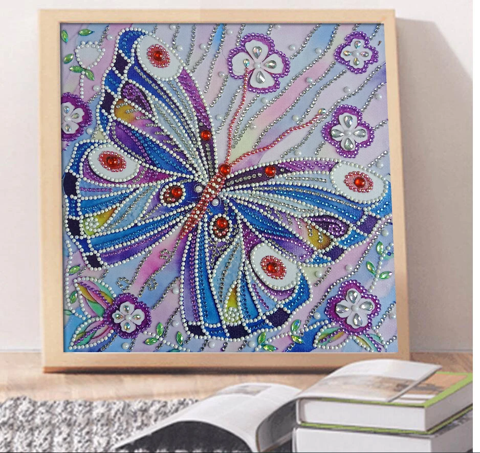 DIY Full Diamond Painting Special Diamond Shaped Cartoon Butterfly Rhinestone Embroidery Art Broderie Diamant Home Decoration
DIY Full Diamond Painting Special Diamond Shaped Cartoon Butterfly Rhinestone Embroidery Art Broderie Diamant Home Decoration