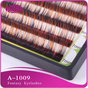 5 trays Mixed Colors Silk eyelash Colorful False Eyelash 0.10mm Natural false eyelashes Mixed Size and 2 Colors in Single lash
5 trays Mixed Colors Silk eyelash Colorful False Eyelash 0.10mm Natural false eyelashes Mixed Size and 2 Colors in Single lash