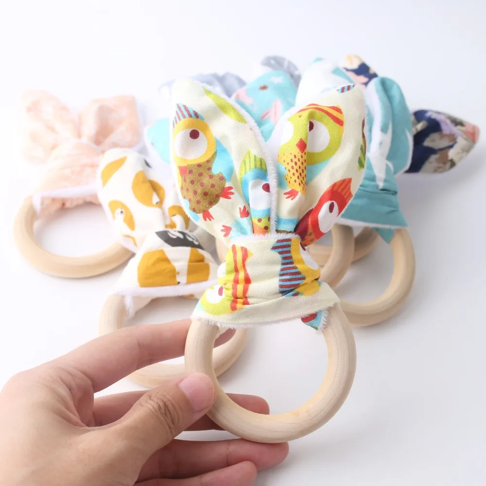 CHEWELRY 1pc 70mm Bunny Ear Wooden Bracelets Baby Teether Montessori Toy Wooden Ring Organic Baby Teether Baby Products Toys
CHEWELRY 1pc 70mm Bunny Ear Wooden Bracelets Baby Teether Montessori Toy Wooden Ring Organic Baby Teether Baby Products Toys