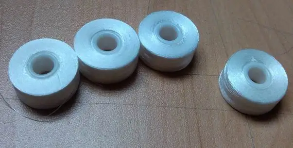 Prewound bobbin L type sideless