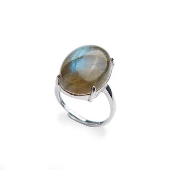 Precious Blue Light Natural Labradorite Rings Healing Gems Stone Fashion Wedding Party Woman Men Ring Adjustable Size
Precious Blue Light Natural Labradorite Rings Healing Gems Stone Fashion Wedding Party Woman Men Ring Adjustable Size