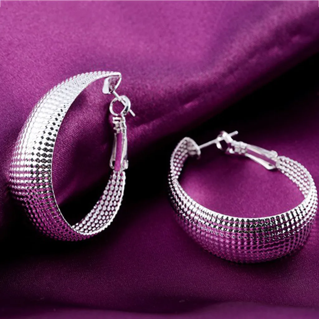 Zerotime #H5 2019 NEW FASHION Simple Large Silver Plated Mesh Exaggerated Earrings Ladies Jewelry Free Shipping
Zerotime #H5 2019 NEW FASHION Simple Large Silver Plated Mesh Exaggerated Earrings Ladies Jewelry Free Shipping