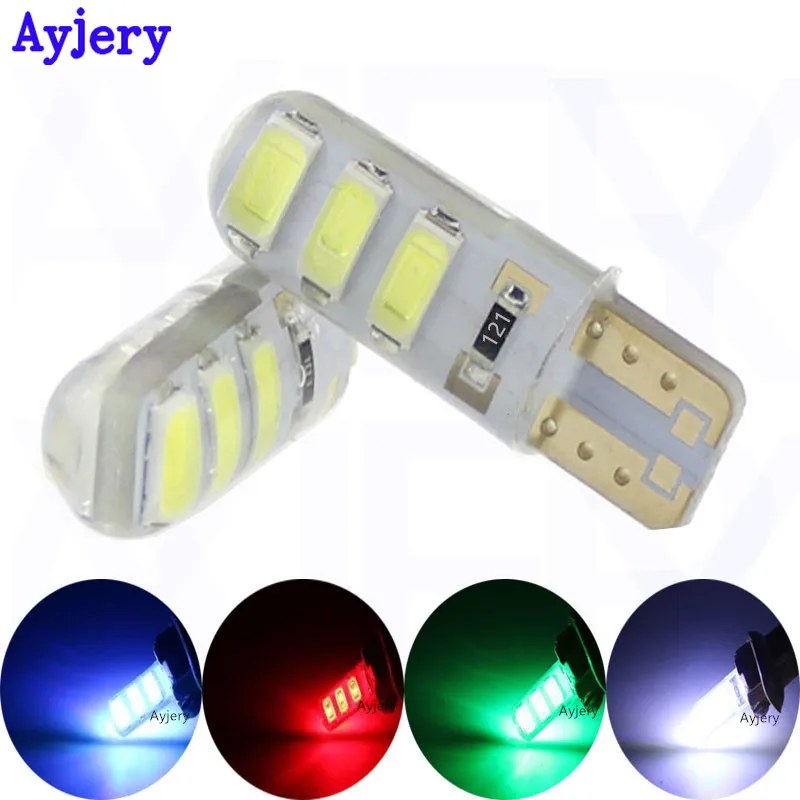 AYJERY 500PCS 12V T10 Led 5630 6 SMD 194 168 W5W SILICA Car Door Clearance Reading Parking Lights License Plate Light Mix Color
AYJERY 500PCS 12V T10 Led 5630 6 SMD 194 168 W5W SILICA Car Door Clearance Reading Parking Lights License Plate Light Mix Color