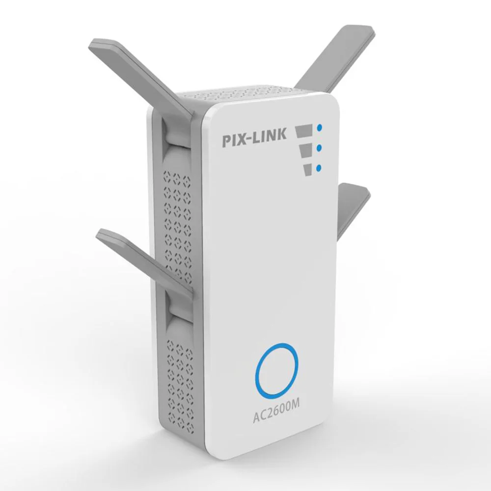 PIXLINK LV-AC10 Gigabit 2600Mbps WiFi Range Extender 4-Stream Dual Band WiFi Simultaneous 4x4 MU-MIMO Beamforming Technology New
PIXLINK LV-AC10 Gigabit 2600Mbps WiFi Range Extender 4-Stream Dual Band WiFi Simultaneous 4x4 MU-MIMO Beamforming Technology New