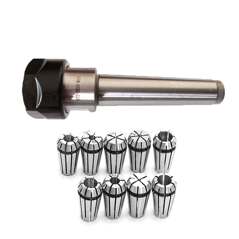 1SET MT2 MT3 ER16 M12 M10 morse tapper shank holder+10pcs ER16 Spring Collets Set 3 4 5 6 7 8 9 10 1/4 1/8
1SET MT2 MT3 ER16 M12 M10 morse tapper shank holder+10pcs ER16 Spring Collets Set 3 4 5 6 7 8 9 10 1/4 1/8