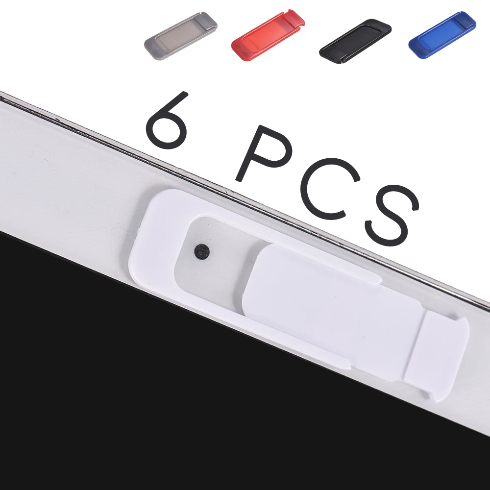 6 Pcs Universal Webcam Cover Ultra-thin Shutter Magnet Slide Camera Plastic Sticker for Mac Book Pro iMac PC iPad Laptop Tablet
6 Pcs Universal Webcam Cover Ultra-thin Shutter Magnet Slide Camera Plastic Sticker for Mac Book Pro iMac PC iPad Laptop Tablet