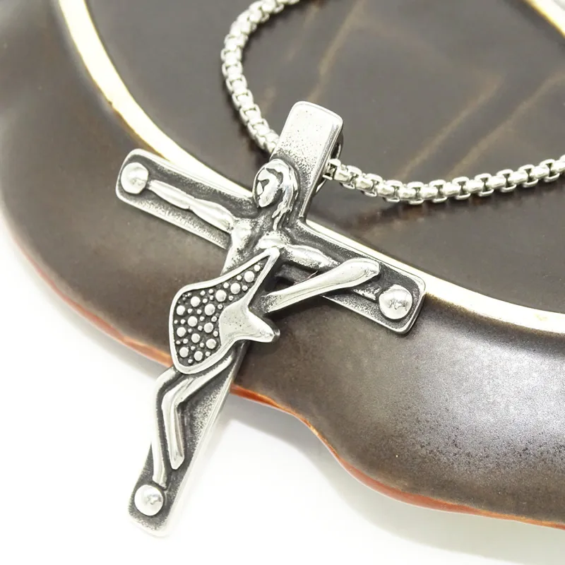 Factory Wholesales Rock star johnny hallyday Stainless Steel Guitar Cross Pendant Necklace Men
Factory Wholesales Rock star johnny hallyday Stainless Steel Guitar Cross Pendant Necklace Men