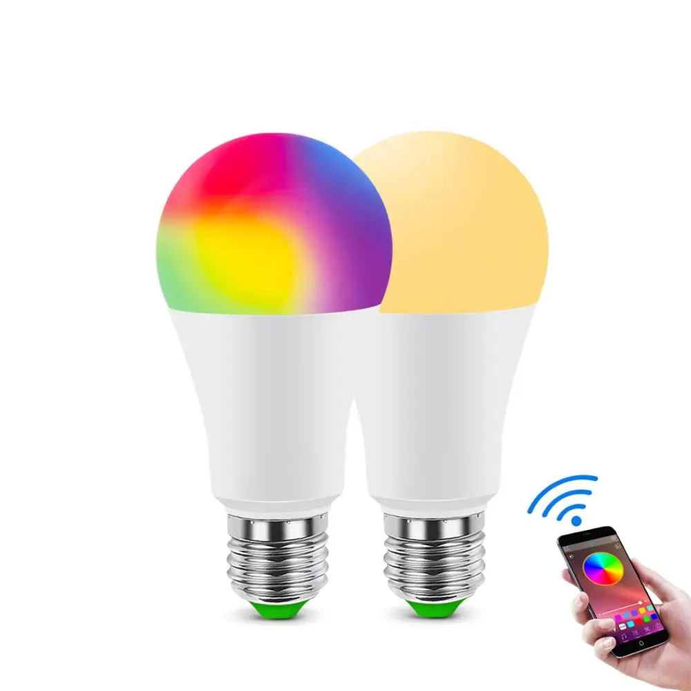 RGBW RGBWW E27 LED Bulb Smart Bulb 15W Lampada Color Changeable Light Ampoule LED Lamp Wireless Bluetooth Control+Memory Mode
RGBW RGBWW E27 LED Bulb Smart Bulb 15W Lampada Color Changeable Light Ampoule LED Lamp Wireless Bluetooth Control+Memory Mode