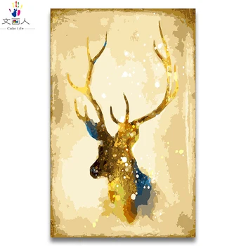 Animal deer oil Painting By Numbers with kits DIY draw Threefold Gold Deer Pictures By Numbers for room hoom decor with a frame
Animal deer oil Painting By Numbers with kits DIY draw Threefold Gold Deer Pictures By Numbers for room hoom decor with a frame