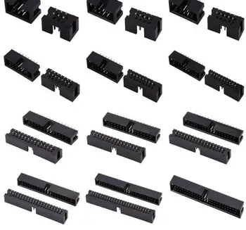 10PCS Pitch 2.54mm DC3 6/8/10/14/16/20/26/30/34/40/50 Pin 2x3/4/5/7/13Pin Straight Male Shrouded PCB IDC Socket Box Header JTAG
10PCS Pitch 2.54mm DC3 6/8/10/14/16/20/26/30/34/40/50 Pin 2x3/4/5/7/13Pin Straight Male Shrouded PCB IDC Socket Box Header JTAG