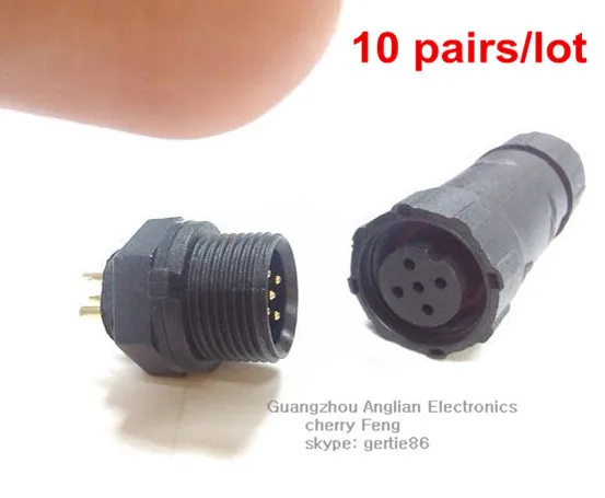 Factory sell directly, waterproof connector 5 pin, M14 panel type, material Nylon PA66
Factory sell directly, waterproof connector 5 pin, M14 panel type, material Nylon PA66