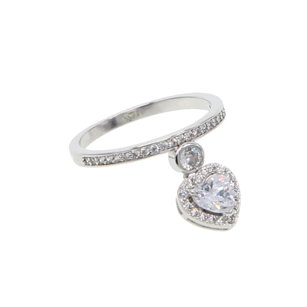Mother's Day Gift silver Color Authentic HEART shape CZ bling dazzling Ring Love Heart Ring Original Wedding Jewelry
Mother's Day Gift silver Color Authentic HEART shape CZ bling dazzling Ring Love Heart Ring Original Wedding Jewelry