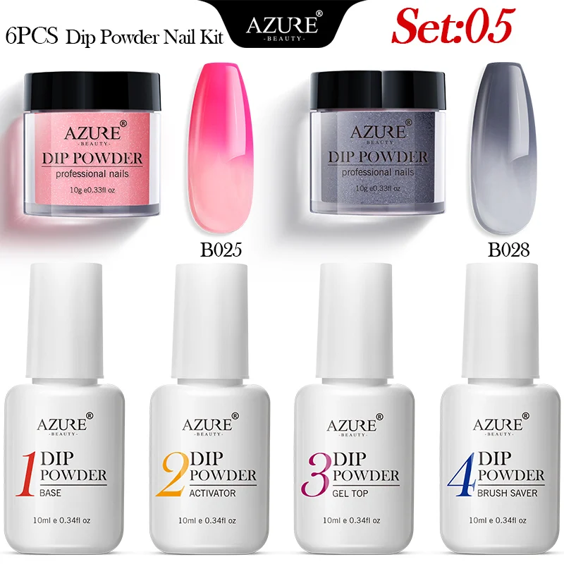 Azure Beauty 6Pcs/Lot Chameleon Thermo Dipping Powder Gradient Color Glitter Nail Dip Powder Base Top Nail Coat Kits Holo Powder
Azure Beauty 6Pcs/Lot Chameleon Thermo Dipping Powder Gradient Color Glitter Nail Dip Powder Base Top Nail Coat Kits Holo Powder