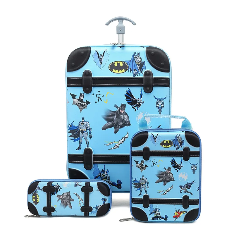 3PCS/set cartoon Batman students trolley case kids Climb stairs Luggage Travel stereo boy suitcase The Avengers child pencil box
3PCS/set cartoon Batman students trolley case kids Climb stairs Luggage Travel stereo boy suitcase The Avengers child pencil box