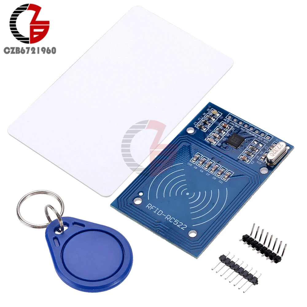 13.56Mhz MF RC522 RFID Wireless IC Module S50 Fudan SPI Writer Reader Card Chain Sensor Kits Key for Arduino
13.56Mhz MF RC522 RFID Wireless IC Module S50 Fudan SPI Writer Reader Card Chain Sensor Kits Key for Arduino