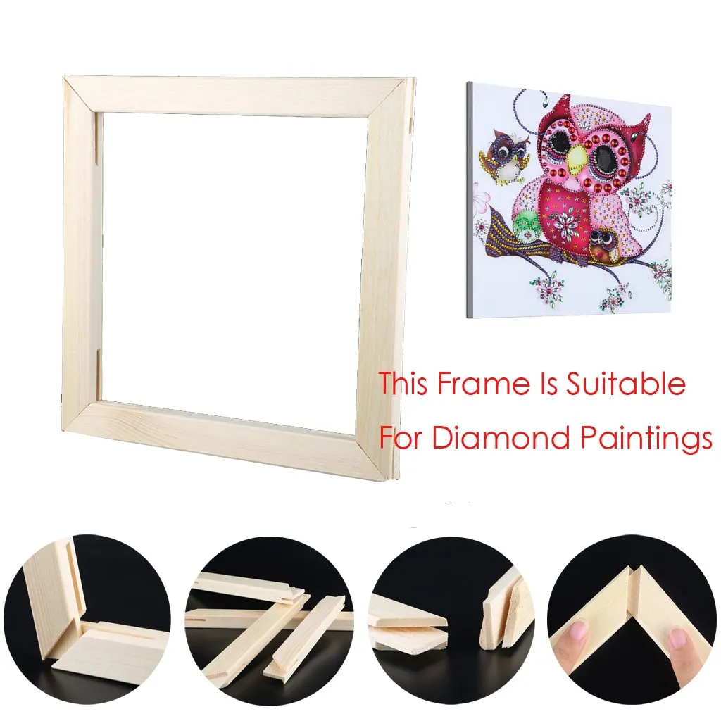5D DIY Diamond Painting Accessories DIY wood frame Oil painting by numbers wooden sticker Handicraft Needlework art craft
5D DIY Diamond Painting Accessories DIY wood frame Oil painting by numbers wooden sticker Handicraft Needlework art craft