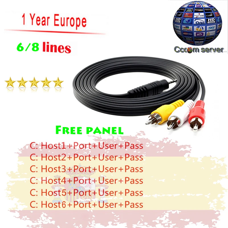 Reseller Control Panel Best Stable 6/8 Clines for support Satellite TV Receiver GTmedia V8 Nova V7S V9 Freesat V7 Ccam IT ES
Reseller Control Panel Best Stable 6/8 Clines for support Satellite TV Receiver GTmedia V8 Nova V7S V9 Freesat V7 Ccam IT ES