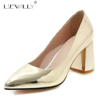 Lsewilly Women's Pumps High Heels Spring Autumn Pointed Toe Slip on Thick Heel 2019 New Sexy Fashion Casual Party Big Size 33-48
Lsewilly Women's Pumps High Heels Spring Autumn Pointed Toe Slip on Thick Heel 2019 New Sexy Fashion Casual Party Big Size 33-48