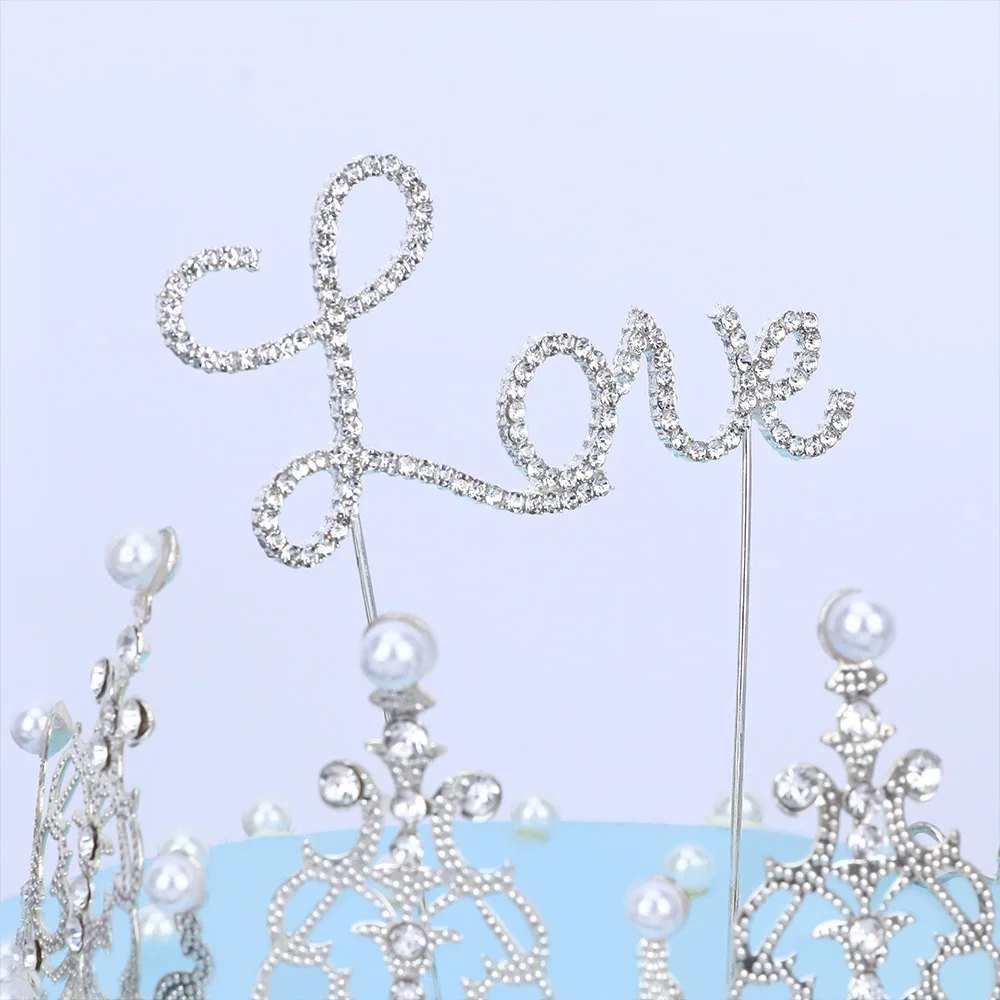 High Creative Rhinestone Crystals LOVE Sparkling Cake Topper For Romantic Wedding Birthday Anniversary Party Decoration Decor
High Creative Rhinestone Crystals LOVE Sparkling Cake Topper For Romantic Wedding Birthday Anniversary Party Decoration Decor