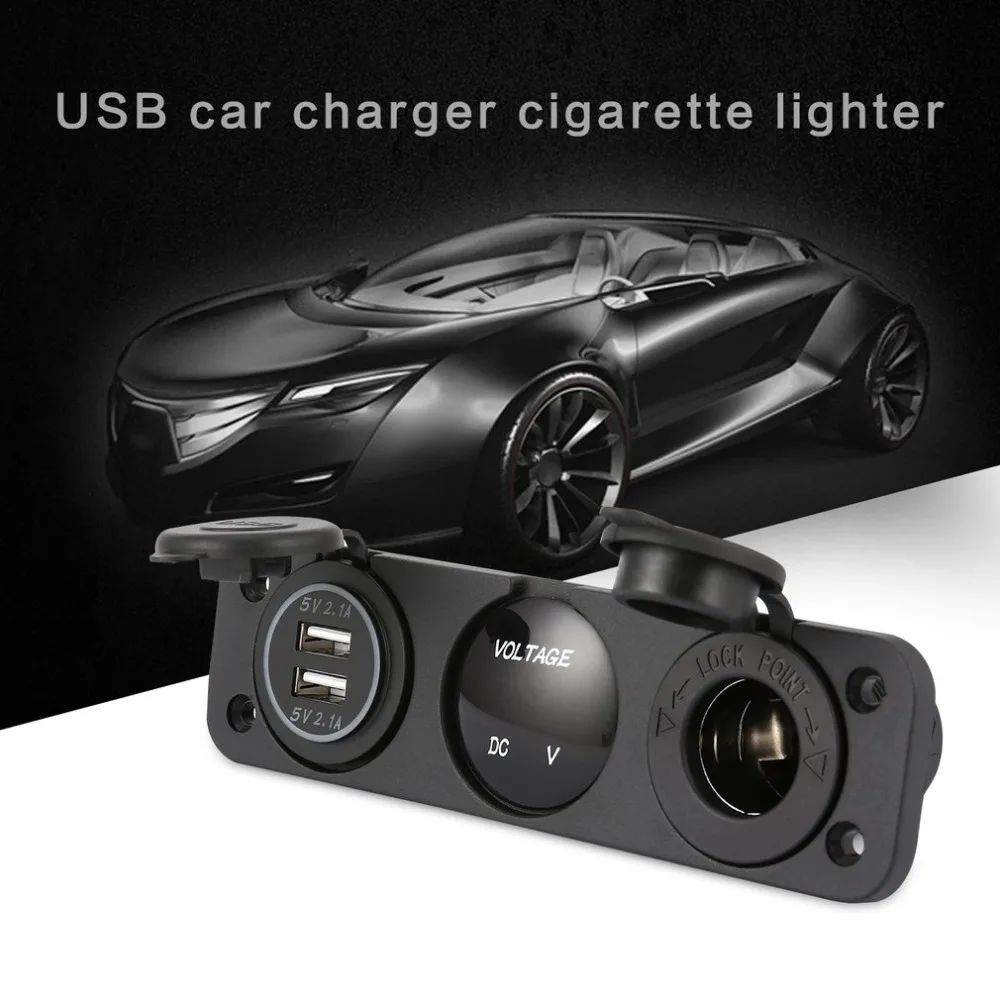 12V LED Digital Dual USB Charger+Voltmeter+12V Socket+3 Hole Panel Marine Car Boat High Quality Nylon Plastic Socket
12V LED Digital Dual USB Charger+Voltmeter+12V Socket+3 Hole Panel Marine Car Boat High Quality Nylon Plastic Socket