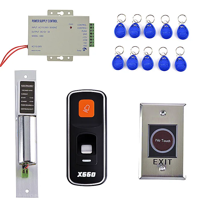 10 RFID Key Card +NO Touch Door Switch +DIY Fingerprint 125KHz RFID ID Card Reader Door Access Control System Kit
10 RFID Key Card +NO Touch Door Switch +DIY Fingerprint 125KHz RFID ID Card Reader Door Access Control System Kit