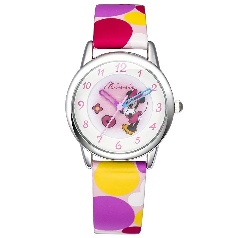 Disney brand Mickey mouse children girls students leather quartz watches cartoon Minnie mouse waterproof NO.MK-14031
Disney brand Mickey mouse children girls students leather quartz watches cartoon Minnie mouse waterproof NO.MK-14031
