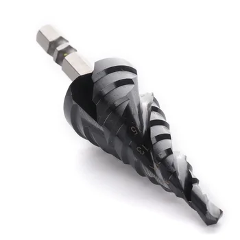 5-23mm HSS-Co Step Drill 3 Flutes 1/4 Inch Hexagonal Rod Power Tools Spiral Grooved Metal Steel Step Drill Bit
5-23mm HSS-Co Step Drill 3 Flutes 1/4 Inch Hexagonal Rod Power Tools Spiral Grooved Metal Steel Step Drill Bit