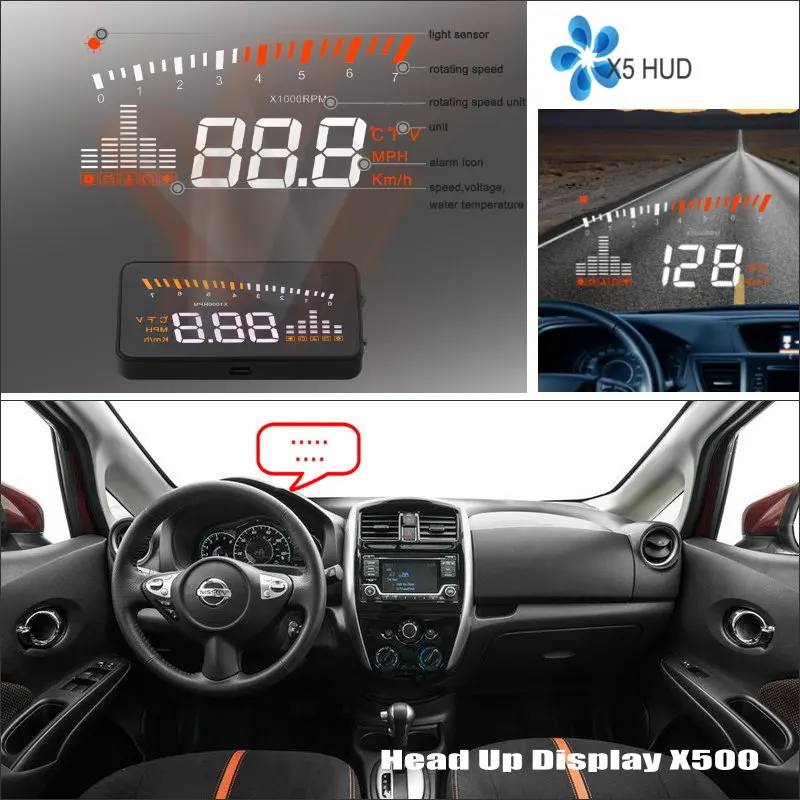 Car HUD Head Up Display For Nissan Versa Note 2013 2014 2015 - Refkecting Windshield Screen Saft Driving Screen Projector
Car HUD Head Up Display For Nissan Versa Note 2013 2014 2015 - Refkecting Windshield Screen Saft Driving Screen Projector
