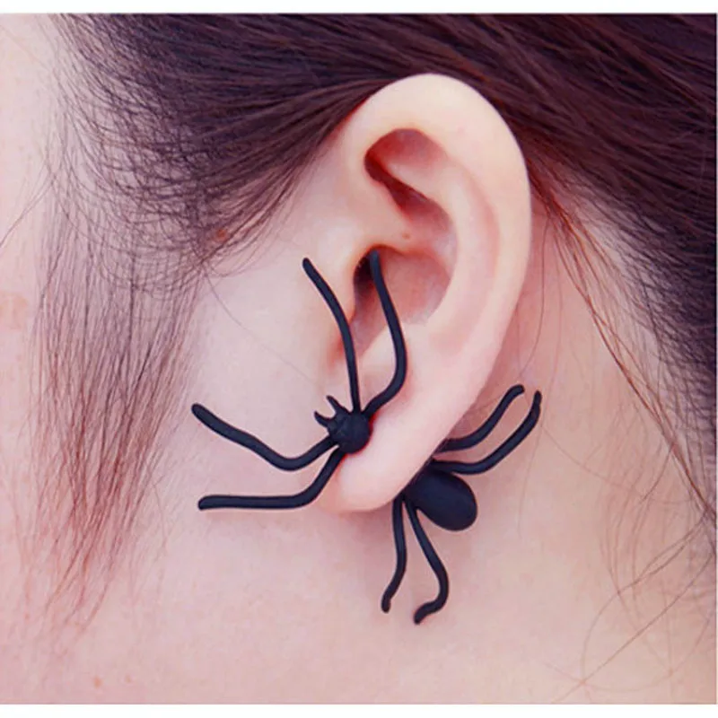 2019 New Black Spider Stud Earrings Black Piercing Whimsy Alternative Earrings Men Women Jewelry Gifts
2019 New Black Spider Stud Earrings Black Piercing Whimsy Alternative Earrings Men Women Jewelry Gifts