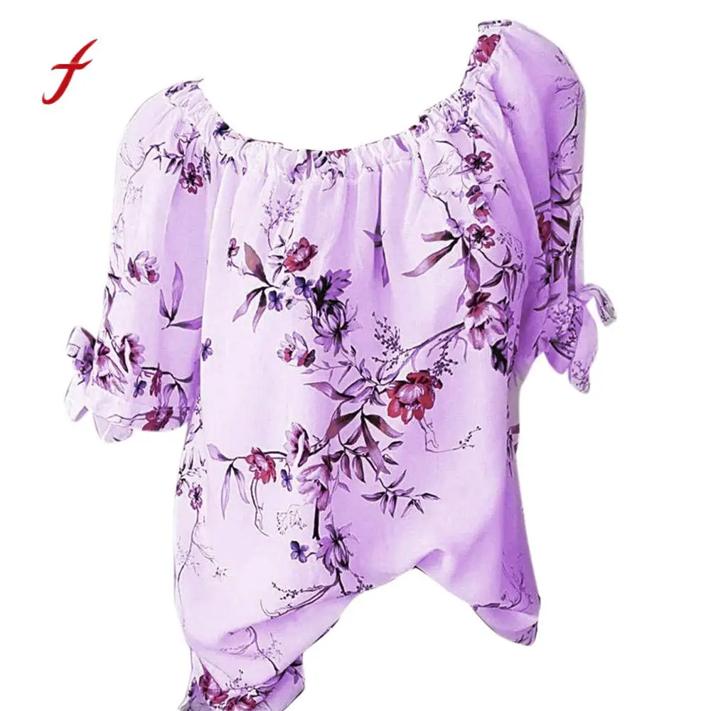 Feitong 2018 Women Plus Size Clothes Summer Half Sleeve Floral Print Off Shoulder Chiffon Shirts Loose Pullover Tops Blusas /PY
Feitong 2018 Women Plus Size Clothes Summer Half Sleeve Floral Print Off Shoulder Chiffon Shirts Loose Pullover Tops Blusas /PY
