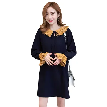 Maternity Clothes Autumn Novelty Dresses Stitching Loose Nursing Dress Falbala Women Clothes for Pregnant Pregnancy Clothing
Maternity Clothes Autumn Novelty Dresses Stitching Loose Nursing Dress Falbala Women Clothes for Pregnant Pregnancy Clothing
