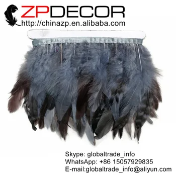 ZPDECOR 10Yards/lot 5-6inch Hand Select Premium Quality GREY Chinchilla Rooster Feathers Trim
ZPDECOR 10Yards/lot 5-6inch Hand Select Premium Quality GREY Chinchilla Rooster Feathers Trim